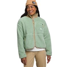 The North Face Outerwear WOMEN'S EXTREME PILE FULL ZIP JACKET Fleece Jackets For Women, Fleece Jackets, North Face Fleece, North Face Women, Equatorial Guinea, Zip Jacket, Water Repellent, North Face, The North Face