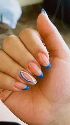 @elaineusk Nails Desing, Perfect Nails, Nude Nails, Black Nails, Blue Nails, Nail Designer, Swag Nails, White Nails, Beauty Nails