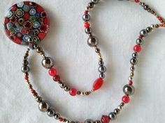 Red Venetian Glass...somebody out there owns this piece! Venetian Glass, Drop Earrings, Red