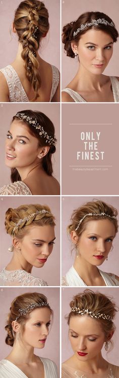 a series of photos showing different hairstyles and hair styles for women with braids