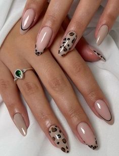 #nail design #nail inspo #elegant nails #nails #prom nails #trendy nails #minimalist nails #cool nail inspo #nude nail designs #september nail ideas #fall nail design #coffin nails #grad nails #autumn toe nails #autumn nails #nail ideas #acrylic nails #end of summer nails #beachy nails #ongles autumn #september nails #fall transition nail colors #autumn acrylic nails #simple autumn nails #holiday nails #back to school nails #beach nails #literally me #fall nails #halloween nails #herbst nägel Leopard Nail Designs, Cheetah Nail Designs, Milky Nails, Cheetah Nails, Leopard Print Nails, Leopard Nails, Makijaż Smokey Eye