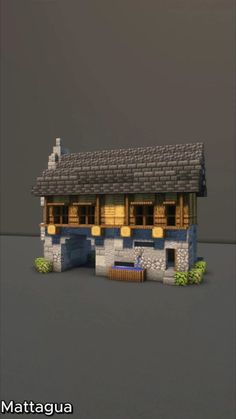 a small house made out of lego blocks