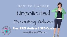 5 Tips for Handling Unsolicited Parenting Advice | The Therapeutic Edge Collective | No one wants to receive unsolicited advice.  Especially not if you are a parent or caregiver of a child with a disability or difference.  Here are some tips to handle these scenarios. | Click to get the tips Unsolicited Parenting Advice, Cry It Out, Unsolicited Advice, Alphabet Soup