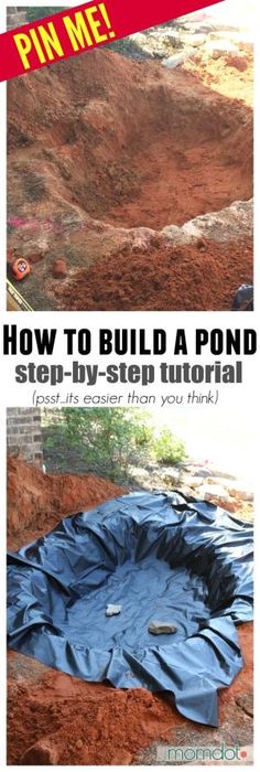 how to build a pond step - by - step instructions