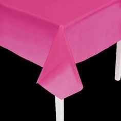 PartyGlowz Decorating A Table, Party Wedding Reception, Pink Rectangle, Buffet Tables, Plastic Tablecloth, Crafts Projects, Buffet Table, Arts And Crafts Projects, Anniversary Celebration