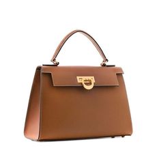 Leather Top Handle Bag, Timeless Purse, Top Designer Handbags, Italian Leather Handbags, Designer Leather Handbags, Tan Handbags, Popular Handbags