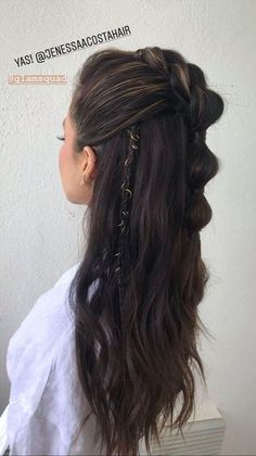 Follow & See more post collection in my pin bio, Thank you. Read more inspo & article at Our website. #braid #braidhairstyle #hairstyle #beauty #cute Knotless Braids Bun, Hairstyles Dark Hair, Haircut Low Fade, Low Fade Comb Over, Yarn Braids Styles, Braids Bun, Yarn Braids, Viking Hair