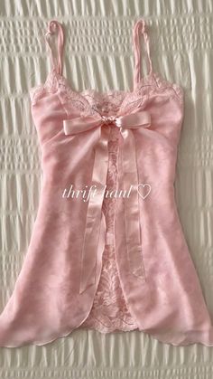 Cute Pink Clothes, Coquette Pink Aesthetic, Pink Clothes, Bow Coquette, Thrift Haul, Coquette Pink, Clothes Cute, Mode Inspo