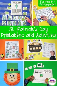 st patrick's day printables and activities for kids to do on st patrick's day