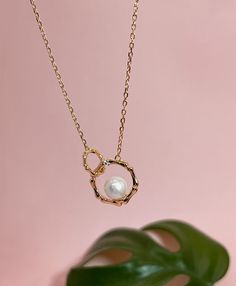 "Elevate your style with our exquisite Freshwater Pearl Interlocking Circles Necklace, a symbol of unity and elegance. Crafted with precision in 14K Gold Plated Sterling Silver, this stunning piece features delicate Moissanite and lustrous White Pearls intricately linked to create a dainty and sophisticated necklace that will capture hearts and enhance your every look. Key Features: *Interlocking Circles Design: The necklace showcases a unique and timeless interlocking circles design, symbolizing the interconnectedness of love and life. It's a beautiful representation of unity and continuity. Genuine Freshwater Pearls: Our White Pearls are handpicked for their radiant luster and creamy hue, making each pearl a unique treasure. They are carefully set to ensure maximum brilliance. *Brilliant Rose Gold Jewelry With Pearl Pendant, Gold Plated Round Pearl Pendant Jewelry, Gold-plated Pearl Pendant Jewelry, Elegant Design Gold Plated Necklaces, Elegant Round Gold Plated Necklace, Elegant Round Necklace For Anniversary, Rose Gold Round Necklace With Pearl Pendant, Tarnish Resistant White Gold Necklace For Wedding, Rose Gold Pearl Necklace For Anniversary