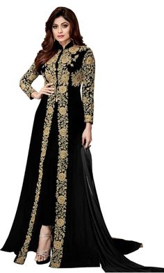 A major benefit of Florely Collection stylish Gown is exceptional quality. We designed this Gown with high-quality Georgette fabric to enhance the overall performance Long Anarkali Gown, Long Anarkali, Gown With Dupatta, Ethnic Gown, Anarkali Gown, Silk Cotton Sarees, Salwar Suit, Churidar, Long Gown