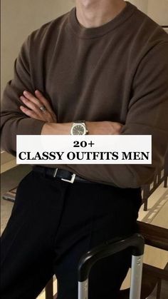 Elevate your wardrobe with classy outfits men can wear for any upscale event or meeting, ensuring a sophisticated and polished presence. Outfits Men, Classy Outfits, Mens Outfits, Wardrobe, How To Wear