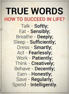 a poster with the words how to be successful in life? on it's side