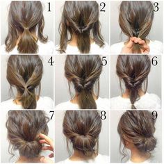 Hairstyles For Long Hair Updo Easy #hairstyles #hairstylesforlonghair Messy Updo Tutorial, Face Remedies, Braided Buns, 5 Minute Hairstyles, Morning Hair, Fall Hairstyles, Fishtail Braid