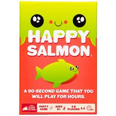 happy salmon card game for children