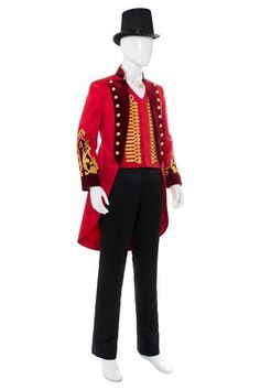 The Greatest Showman P.T. Barnum Red Suit Cosplay Costume – Cossky Fitted Red Cosplay Costume For Events, Fitted Red Cosplay Costume, Fitted Red Costumes For Themed Events, Red Fitted Costume For Themed Events, Red Fitted Cosplay Costume For Themed Events, Fitted Red Costumes For Fantasy Events, Fitted Red Costume For Fantasy Events, Red Cosplay Costume For Themed Events, Fitted Red Costume For Cosplay