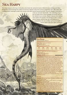 an image of a sea dragon with its wings spread out in front of the page