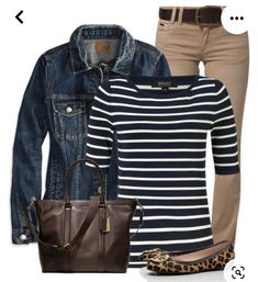 Striped Sweater Outfit, Casual Trendy Outfits, Shirt Stripes, Stylish Outfits For Women Over 50, Over 60 Fashion, Pullover Outfit, Print Shoes, Casual Chic Outfit