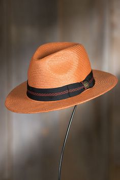 Named for legendary jazz percussionist Ramon Mongo Santamaria Rodriguez, our paper straw hat adds a little romance to your summer wardrobe. Free shipping + returns. Best Hats For Men, Fedora Hat Style, Fedora Fashion, Mens Straw Hats, Mens Wardrobe Essentials, Black Men Beards, Mens Leather Coats, Straw Fedora Hat, Goorin Bros