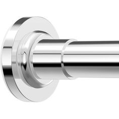 an image of a metal curtain rod on a white background