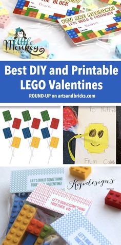 the best diy and printable lego valentines