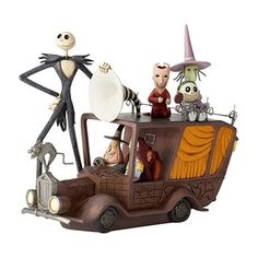 Disney Traditions - Nightmare Before Christmas - Mayor Car by Jim Shore Statue Nightmare Before Christmas Mayor, Jim Shore Disney, Nightmare Before Christmas Characters, Sally Nightmare, Sally Nightmare Before Christmas, Lilo Y Stitch, Disney Traditions, Disney Figurines, Disney Sketches