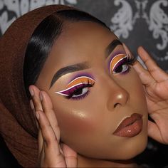 Makeup Is Life, Dope Makeup, Colorful Eye Makeup, Creative Eye Makeup, Creative Makeup Looks, Glamour Makeup, Eye Makeup Art, Makeup Obsession