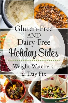 gluten free and dairy - free holiday sides for weight watchers