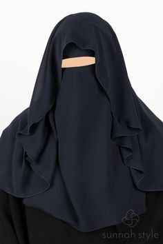 Our Butterfly Niqab is an elegant two layer style that can be worn in a variety of ways including with the top layer flipped back and the edge brought forward over the forehead or eyes. to create the wavy 'butterfly' look that frames the face. Also available in Black and other colours. Elegant Solid Niqab For Eid, Elegant Niqab For Eid, Modest Solid Color Niqab, Butterfly Niqab, Niqab Fashion, Layer Style, Niqab, Fabric Texture, Chiffon Fabric