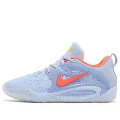 Nike Enspire x KD 15 'Light Marine' FJ9118-500 Vb Shoes, Kd Basketball Shoes, Hoop Shoes, Nike Volleyball Shoes, Bb Shoes, Best Volleyball Shoes, New Basketball Shoes, Shoe Painting