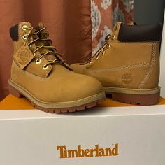 Brand New - Tan Color, Double Sole Timberland - Youth Size 7 Classic Timberland Sneakers With Round Toe, Timberland Kids, Timberlands Shoes, Timberland Shoes, Shoes Brand, Tan Color, Shoe Brands, Me Too Shoes, Kids Shoes