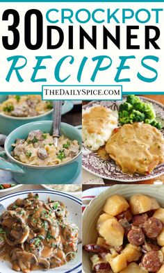 30 crockpot dinner recipes that are delicious and easy to make