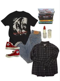 80s 90s Grunge Outfits, 90d Outfits, 90 Grunge Outfits 90s Fashion, Cottage Grunge Outfits, 90s Grunge Outfits 1990s, 90 Outfits Ideas, Grunge Outfits 90s Vintage, 90s Outfits Grunge, Bandtee Fashion