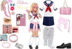 #YandereSimulator #YandereSimulatorBullies #KokoroMomoiro #Cosplay #Pink #Outfits Yandere Simulator Bullies Kokoro, Yandere Simulator Kokoro Momoiro, Kokoro Yandere Simulator, Gyaru Yandere Simulator, Yandere Cosplay, Dork Diaries Characters, Kei Visual