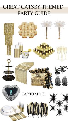 the great gatsby themed party guide is here to help you plan your next celebration