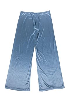 Stretchy and lightweight wide leg pants by Emilio Pucci. Wear these pants day to night effortlessly. Pair with your favorite silk blouse, wedges, and oversized sunnies for a groovy-chic look. Size 10 - IT 44 100% Silk Made in Italy Wide leg Elastic waistband Small mark on front Waist 29" Hips 36" Total length 39.5" Inseam 31" Silk Wide Leg Pants, Casual Jackets, Blue Silk, Emilio Pucci, Casual Jacket, Fashion Street, Silk Blouse, Leg Pants, Casual Pants