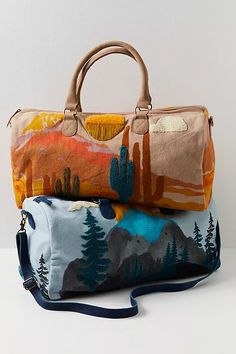 New Horizons Weekender | Free People Artisan Craft, Vintage Aesthetic, Boho Clothing, Colorful Fashion, Boho Outfits, Color Coding, Free People, Shoulder Strap, Leather