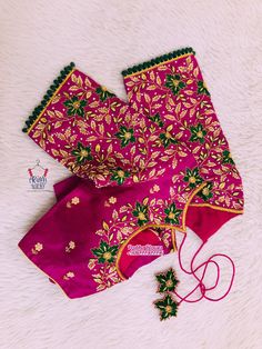 Blouse Neck Designs Embroidery, Wedding Maggam Work Designs, Prabha Blouses Designs, Bridal Maggam Blouse Designs Latest, Magam Work Blouses Latest Wedding, Cut Work Maggam Blouse Designs, Zardosi Aari Work Blouse, Simple Maggam Work Blouse Designs Simple, Work Blouses Maggam Latest