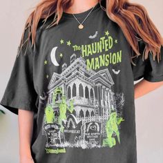 - Shirt Materials: Combed Cotton - Size: The Shirt Runs Bigger Than Usual. 5 Sizes Available: S, M. L, Xl, 2xl. - Ship: Fast Shipping. Made And Shipped From Usa. - Please Follow Me For New Items Haunted Mansion Shirt, Warren Lotas, Time Magic, Haunted Mansion Halloween, Eagles Shirt, Haunted Mansion Disneyland, Walt Disney Imagineering, Baseball Tshirt, Disney Imagineering