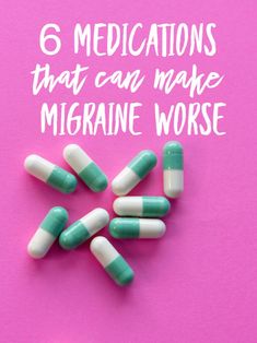 Vitamins For Migraines, Silent Migraine, Migraine Quotes, Complex Migraine, Sinus Congestion Relief, Common Medications