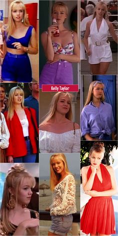 90210 Fashion, Brenda Walsh, Kelly Taylor, 90s Grunge Hair, 90s Outfits, Jennie Garth, Apparel Boutique, Taylor Outfits, Old School Fashion