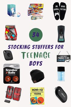 there are many different items for teenage boys