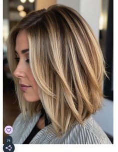 Honey Blonde Hair Color Short, Blond Highlights Shoulder Length Hair, Angles Bob Medium, Medium Angled Bob Haircut, Shoulder Length Hairstyles Straight Hair, Hair Cuts Ideas Shoulder Length, Shoulder Length Angled Bob, Long Angled Bob With Bangs, Long Layers Shoulder Length Hair