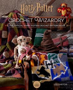 the cover of harry potter's crochet wizardry