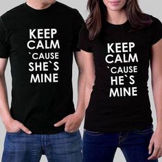 Love Tshirt Designs, Couple Shirts Relationships, She Is Mine, Couples Trip, Cute Couple Shirts, Couples Outfits, Love Tshirt, Pigs Fly, Couple Fashion