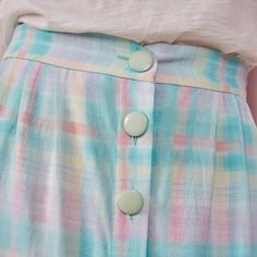 Check Skirt, Pastel Colours, Short Skirt, Season Colors, Summer Wardrobe, Pastel Colors, Fashion Brand, Women's Fashion