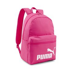 Designed With The Modern Athlete In Mind, The Phase Backpack Is Both Stylish And Functional. The Classic Design Features A Roomy Main Compartment That Opens Via A Two-Way Zip And Padded Adjustable Straps So You Can Go Through Your Day In Style And Comfort. Details Dimensions: 30 X 44 X 14 Cmpuma Branding Detailsample Interior Space | Sporty Pink School Backpack, Sporty Pink Backpack For School, Sporty Back To School Bags, Casual Pink Gym Bag, Casual Gym Standard Backpack, Pink Sporty Standard Backpack, Sporty Pink Standard Backpack, Sporty Softback Backpack For Sports, Sporty Pink Backpack