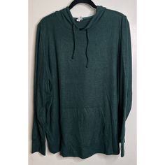 Brand New With Tags Ideology Womens Deep Pine Green Mushy Knit Hoodie Sweater Xsmall Pit To Pit Approx. 16.5 Inches Back Top To Bottom Approx. 25 Inches Small Pit To Pit Approx. 18 Inches Back Top To Bottom Approx. 24.5 Inches 1x Pit To Pit Approx. 24 Inches Back Top To Bottom Approx. 25.5 Inches 2x Pit To Pit Approx. 24.5 Inches Back Top To Bottom Approx. 27 Inches P14 Solid Long Sleeve Knit Hoodie, Solid Knit Long Sleeve Hoodie, Oversized Hooded Knit Top, Knit Long Sleeve Top With Drawstring Hood, Knit Hoodie Tops With Drawstring Hood, Knit Hoodie With Drawstring Hood, Light Blue Crewneck, Long Sleeve Pullover Sweater, Pine Green