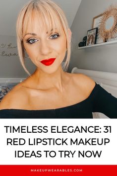 Red Lipstick Makeup Looks