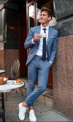 Blazer Outfits Men, Mens Business Casual Outfits, Dress Suits For Men, Designer Suits For Men, Stylish Suit